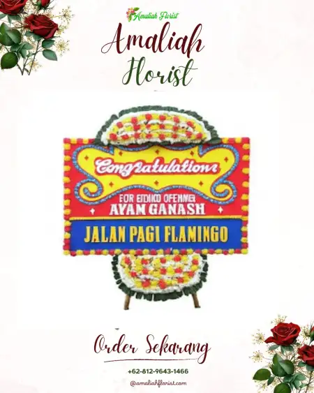 Sewa Papan Bunga Mirit